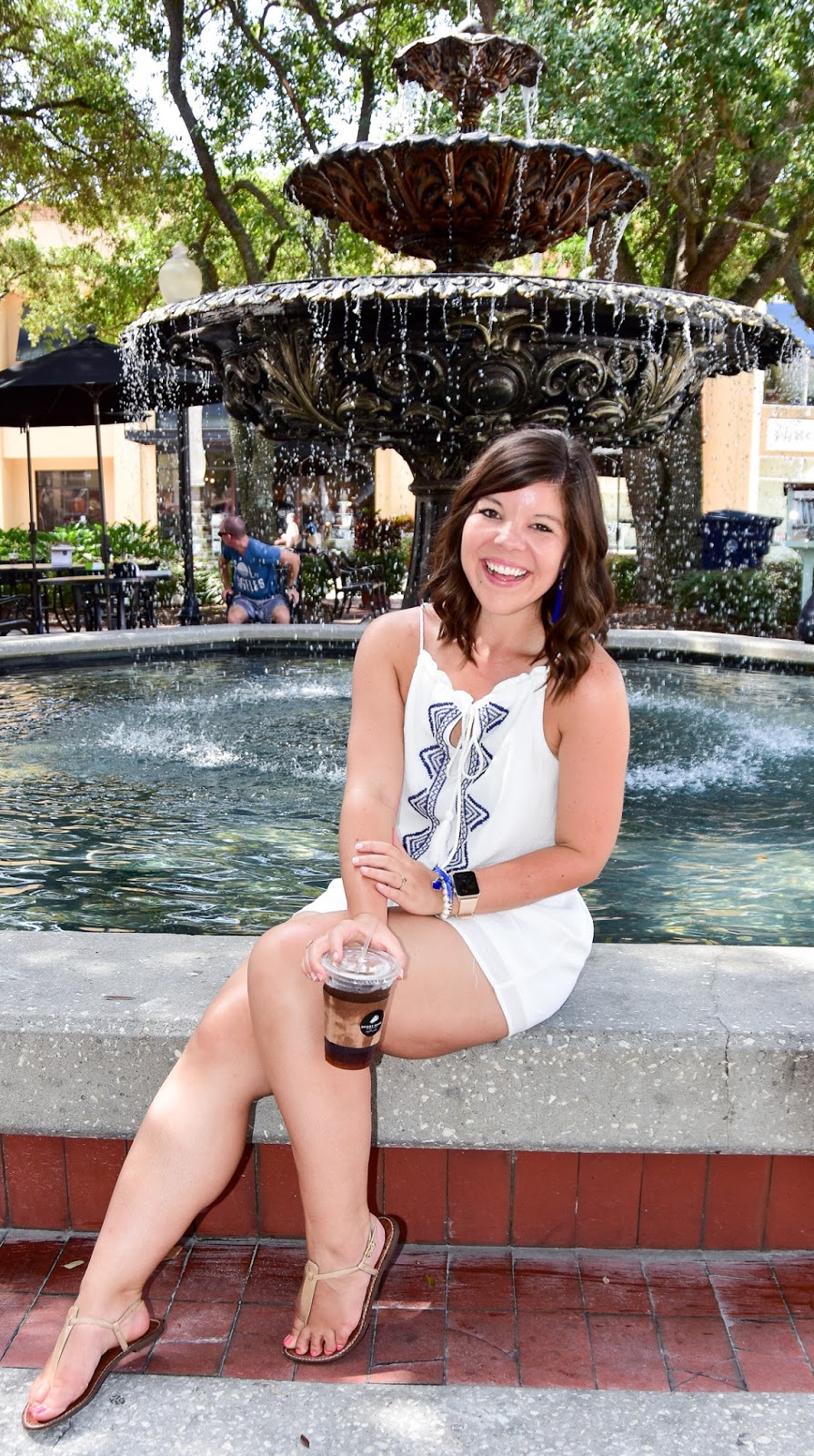White Romper for Gameday Girl Meets Bow